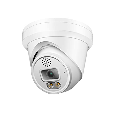 6MP PoE IP Turret Dome Security Camera ، زاوية عريضة 2.8 مم ، ميكروفون مدمج مقاوم للماء H.265 IP66 ، التوصيل والتشغيل متوافق مع Hikvision Uniview NVR و Blue Iris 6MP PoE IP Turret Dome Security Camera ، زاوية عريضة 2.8 مم ، ميكروفون مدمج مقاوم للماء H.265 IP66 ، التوصيل والتشغيل متوافق مع Hikvision Uniview NVR و Blue Iris
