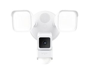 كاميرا Wyze Cam Floodlight مع 2600 لومن LEDs ، كاميرا أمان خارجية ذكية سلكية 1080p HD IP65 ، رؤية ليلية ملونة ، اكتشاف الحركة القابل للتخصيص 270 درجة ، صفارة صفارة 105dB ، وصوت ثنائي الاتجاه