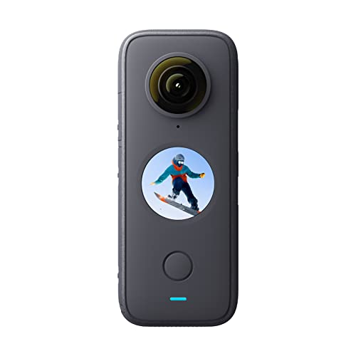 Insta360 ONE X2 360 درجة كاميرا أكشن مقاومة للماء ، 5.7K 360 ، استقرار ، شاشة تعمل باللمس ، تحرير AI ، بث مباشر ، كاميرا ويب ، تحكم صوتي Insta360 ONE X2 360 درجة كاميرا أكشن مقاومة للماء ، 5.7K 360 ، استقرار ، شاشة تعمل باللمس ، تحرير AI ، بث مباشر ، كاميرا ويب ، تحكم صوتي