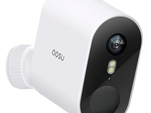 نظام AOSU 2K للكاميرا الإضافية WirelessCam Pro ، يتطلب WirelessCam HomeBase (وليس Doorbell HomeBase)