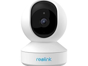 كاميرا أمان لاسلكية من REOLINK ، كاميرا واي فاي داخلية E1 3MP HD Plug-in لأمن المنزل / مراقبة الطفل / الحيوانات الأليفة ، تخزين بطاقة Micro SD ، إمالة عموم ، رؤية ليلية ، تعمل مع Alexa / Google Assistant