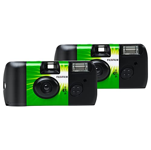 Fujifilm QuickSnap Flash 400 - حزمة للكاميرا التي تستخدم لمرة واحدة - 2 حزمة Fujifilm QuickSnap Flash 400 - حزمة للكاميرا التي تستخدم لمرة واحدة - 2 حزمة