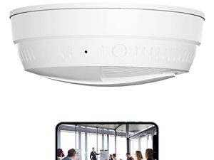 كاميرا LIZVIE WiFi في حافظة دخان الجدار ، كاميرا أمان لاسلكية 1080P مع تطبيق للهاتف الخلوي ، كشف الحركة ، رؤية ليلية للمراقبة المنزلية والمكتبية ، دعم تشغيل iOS / Android متعدد المستخدمين