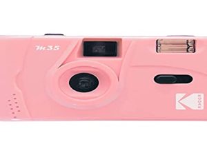 كاميرا فيلم Kodak M35 35 ملم - خالية من التركيز ، قابلة لإعادة الاستخدام ، فلاش مدمج ، سهلة الاستخدام (وردي حلوى)