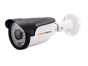 TIGERSECU Super HD 1080P Hybrid 4-in-1 Security Camera مع OSD Switch ، لـ TVI / CVI / AHD / D1 DVR ، مقاوم للعوامل الجوية للاستخدام الداخلي / الخارجي (يُباع الكبل المحوري وإمدادات الطاقة بشكل منفصل)