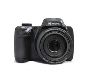 كاميرا KODAK PIXPRO Astro Zoom AZ528-BK الرقمية بدقة 16 ميجابكسل مع زووم بصري 52x وعدسة بزاوية عريضة 24 مم ، 6 إطارات في الثانية ، تصوير متواصل 1080 بكسل ، اتصال Wi-Fi للفيديو عالي الدقة وشاشة LCD مقاس 3 بوصات (أسود)