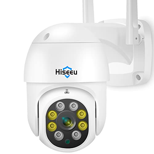 Hiseeu 2K 360 ° Pan / Tilt / Digital Zoom Security Camera Outdoor ، تتبع الحركة ، Floodlight ، 3MP 2.4G WiFi Camera ، Light Alarm ، Color Night Vision ، PC & Mobile View Remote ، كاميرا أمان ثنائية الاتجاه Hiseeu 2K 360 ° Pan / Tilt / Digital Zoom Security Camera Outdoor ، تتبع الحركة ، Floodlight ، 3MP 2.4G WiFi Camera ، Light Alarm ، Color Night Vision ، PC & Mobile View Remote ، كاميرا أمان ثنائية الاتجاه