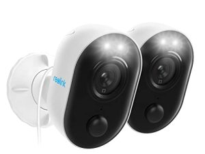 نظام كاميرا أمان خارجي من REOLINK ، كاميرات WiFi قابلة للتوصيل بدقة 1080 بكسل مع تطبيق للمنزل ، رؤية ليلية ملونة مع ضوء كشاف مدمج ، حديث ثنائي الاتجاه ، كشف الحركة ، تخزين بطاقة SD ، Lumus (عبوتان)