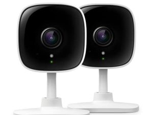 TP-Link Tapo 2K Security Camera for Baby Monitor، Dog Camera with Motion Detection، 2-Way Audio، Night Vision، Cloud & SD Card Storage (up to 256 GB)، Works with Alexa & Google Home، 2-Pack (C110P2)