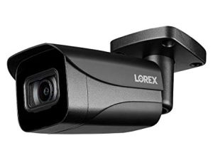 كاميرا المراقبة الداخلية / الخارجية 4K IP من Lorex ، كاميرا معدنية إضافية بنظام المراقبة السلكية ، رؤية ليلية ملونة و Ultra HD ، أسود [يتطلب مسجل]