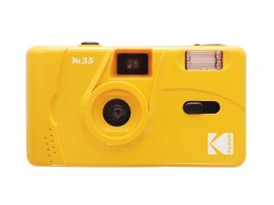 كاميرا فيلم Kodak M35 35 مم ، قابلة لإعادة الاستخدام ، خالية من التركيز ، سهلة الاستخدام ، بناء في فلاش ومتوافقة مع فيلم 35 مم سلبي أو فيلم B / W (فيلم وبطارية AAA غير مدرجة) بواسطة (أصفر)