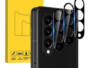YWXTW 3 Pack for Samsung Galaxy Z Fold 4 واقي عدسة الكاميرا ، زجاج مقوى 9H ، مضاد للخدش ، نحيف للغاية ، مناسب للحالة [لا يؤثر على اللقطات الليلية]