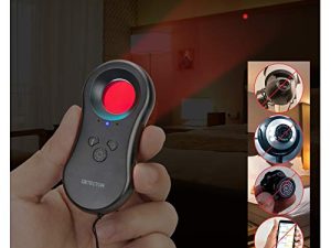 كاشفات الكاميرا الخفية ، كاشف الأجهزة المخفية LED مع محددات الرؤية بالأشعة تحت الحمراء - مكتشف الكاميرا المضاد للتجسس بحجم الجيب يحدد الكاميرا الخفية ، جهاز إنذار ضد السرقة قابل للشحن في AirBnB والفنادق والحمام