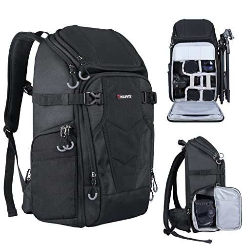 حقيبة الكاميرا Endurax Extra Large Camera Backpack متوافقة مع Canon للمصورين DSLR حقيبة الكاميرا Endurax Extra Large Camera Backpack متوافقة مع Canon للمصورين DSLR