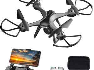 طائرات بدون طيار MAETOT للأطفال من سن 8 إلى 12 عامًا مزودة بكاميرا وطائرات بدون طيار FPV للمبتدئين و 26 دقيقة من وقت الطيران و RC Quadcopter مع كاميرا 1080P HD وطائرات بدون طيار سهلة التحكم عن طريق التحكم عن بعد / APP / صوت / إيماءة هدايا ألعاب الأطفال