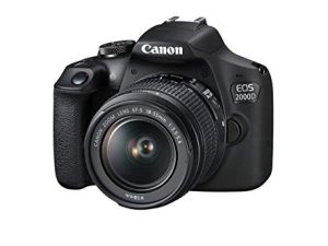 Canon EOS 2000D (Rebel T7) DSLR Camera + 18-55mm III Kit (مجددة)