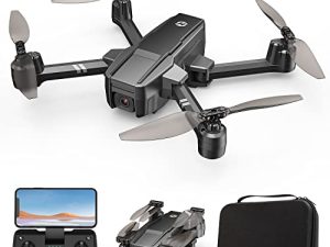 Holy Stone HS440 FPV FPV Drone with 1080P WiFi Camera for Adult مبتدئين والأطفال ؛ كوادكوبتر RC للتحكم في الصوت / الإيماءات مع بطارية معيارية لوقت طيران طويل وتحوم تلقائي وحقيبة حمل