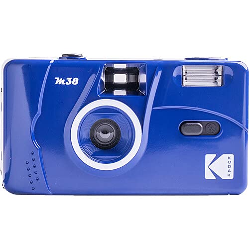 كاميرا فيلم Kodak M38 35mm - خالية من التركيز ، فلاش مدمج قوي ، سهل الاستخدام (أزرق كلاسيكي) كاميرا فيلم Kodak M38 35mm - خالية من التركيز ، فلاش مدمج قوي ، سهل الاستخدام (أزرق كلاسيكي)