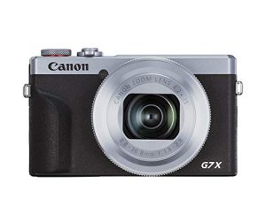كاميرا Canon PowerShot Vlogging [G7X Mark III] كاميرا دفق فيديو 4K ، دعم فيديو 4K عمودي مع Wi-Fi و NFC وشاشة LCD قابلة للإمالة مقاس 3.0 بوصة ، فضي
