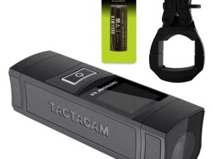 TACTACAM 6.0 Action Camera ، 4k 60 FPS ، زووم 8X ، مقاوم للماء ، تثبيت صورة متكامل ، تشغيل بلمسة واحدة (6.0) بطارية بديلة + خيارات التركيب (حامل المشبك)