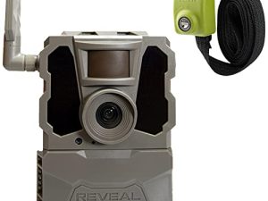 كاميرا TACTACAM Reveal X PRO Cellular Trail ، Verizon و AT&T ، لا توهج ، تتبع GPS مدمج ، شاشة LCD مدمجة ، صور عالية الدقة وفيديو عالي الدقة (X-PRO) + حزام فولاذي مقوى