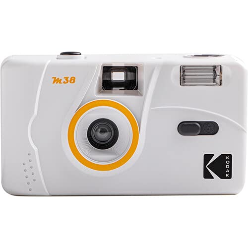 كاميرا فيلم Kodak M38 35mm - خالية من التركيز ، فلاش مدمج قوي ، سهل الاستخدام (أبيض غيوم) كاميرا فيلم Kodak M38 35mm - خالية من التركيز ، فلاش مدمج قوي ، سهل الاستخدام (أبيض غيوم)