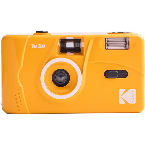 كاميرا فيلم Kodak M38 35mm - خالية من التركيز ، فلاش مدمج قوي ، سهل الاستخدام (أصفر) كاميرا فيلم Kodak M38 35mm - خالية من التركيز ، فلاش مدمج قوي ، سهل الاستخدام (أصفر)