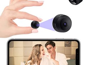 GGGame Spy Camera Hidden Camera Detector - 1080P WiFi Camera for Home Office Security ， كاميرا داخلية مع كشف الحركة للرؤية الليلية ، وكاميرات السيارة للمراقبة