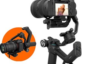 مثبت كاميرا FeiyuTech SCORP-C لكاميرا DSLR والكاميرا عديمة المرآة ، كاميرا محمولة باليد ذات 3 محاور ، حمولة 5.5 رطل ، لسوني α7Ⅳ A6300 / A6400 A7S3 a9 / a7 لكاميرا Canon 5D3 / 80D لكاميرا نيكون D7500 / Z5 / Z6 II