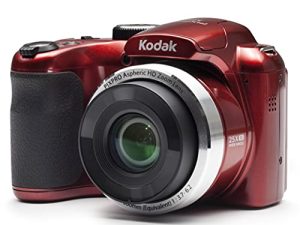 كاميرا كوداك PIXPRO Astro Zoom AZ252-RD الرقمية بدقة 16 ميجابكسل مع زووم بصري 25X وشاشة LCD مقاس 3 بوصات (أحمر)