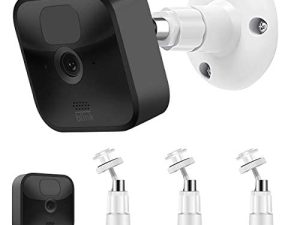 Sonomo Blink Outdoor Camera Mount 3PCS ، حامل تثبيت على الحائط قابل للتعديل 360 درجة للكاميرا الخارجية الوامضة وملحقات نظام كاميرا الأمن الداخلي (أبيض)