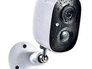 GMK Security Camera Wireless Outdoor ، 1080P Color Night Vision AI Motion Detection 2-Way Talk Battery Powered WiFi المنزل كاميرا داخلية IP65 مانعة لتسرب الماء صفارة الإنذار سحابة / تخزين SD