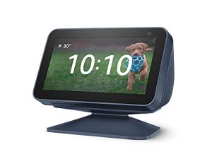 Echo Show 5 (الجيل الثاني) مع حامل قابل للتعديل | أعماق البحر الأزرق