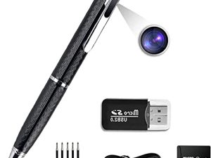 كاميرا خفية ، قلم كاميرا تجسس مع HD 1080P ، بطاقة SD 32 جيجابايت ، كاميرا داخلية مع كشف حركة الفيديو ، مناسبة لتعلم أمن المنزل بالفصول الدراسية