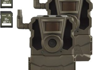 TACTACAM Reveal XB Cellular Trail Camera ، No Glow - Verizon & AT&T (2 PK) + بطاقتي SD سعة 32 جيجا بايت