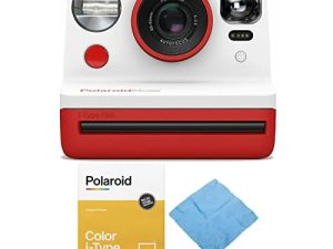 كاميرا فورية Polaroid Originals Now Viewfinder i-Type Instant Camera (حمراء) مع فيلم (3 عناصر)
