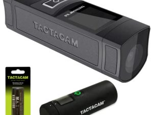 TACTACAM 6.0 Action Camera ، 4k 60 FPS ، تكبير 8X ، مقاوم للماء ، تثبيت صورة متكامل ، تشغيل بلمسة واحدة (6.0) بطارية بديلة + خيارات تركيب (عن بعد)