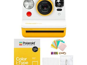 كاميرا بولارويد الأصلية الآن Viewfinder i-Type Instant Camera (أصفر) مع مجموعة أفلام i-Type وحزمة الملحقات (3 عناصر)