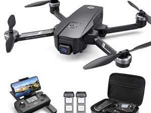 Holy Stone HS720E GPS Drone with 4K EIS UHD 130 ° FOV Camera for Adults Beginner، FPV Quadcopter with Brushless Motor، بطاريتان 46 دقيقة من وقت الطيران ، نقل 5 جيجا هرتز ، العودة الذكية للمنزل ، اتبعني