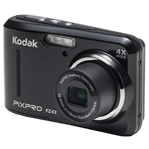 كاميرا كوداك PIXPRO Friendly Zoom FZ43-BK الرقمية بدقة 16 ميجابكسل مع زووم بصري 4X وشاشة إل سي دي 2.7 بوصة (أسود) كاميرا كوداك PIXPRO Friendly Zoom FZ43-BK الرقمية بدقة 16 ميجابكسل مع زووم بصري 4X وشاشة إل سي دي 2.7 بوصة (أسود)