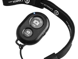 جهاز تحكم عن بعد لمصراع الكاميرا من CamKix مع تقنية Bluetooth اللاسلكية - إنشاء صور ومقاطع فيديو مذهلة بدون استخدام اليدين - يعمل مع معظم الهواتف الذكية والأجهزة اللوحية (iOS و Android)
