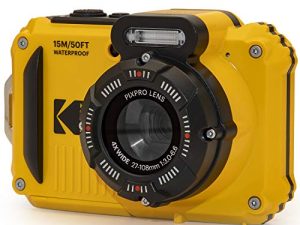 KODAK PIXPRO WPZ2 كاميرا رقمية مقاومة للماء وعرة 16 ميجابكسل 4X زووم بصري 2.7 بوصة LCD فيديو عالي الدقة ، أصفر