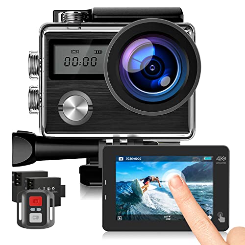 كاميرا CAMWORLD مقاومة للماء بدقة 4k تحت الماء ، وشاشات IPS تعمل باللمس ، ومضادة للاهتزاز ، بزاوية عريضة 170 درجة ، وصور 20 ميجابكسل ، وكاميرات رياضية مقاومة للماء 131 قدمًا مع واي فاي وجهاز تحكم عن بعد كاميرا CAMWORLD مقاومة للماء بدقة 4k تحت الماء ، وشاشات IPS تعمل باللمس ، ومضادة للاهتزاز ، بزاوية عريضة 170 درجة ، وصور 20 ميجابكسل ، وكاميرات رياضية مقاومة للماء 131 قدمًا مع واي فاي وجهاز تحكم عن بعد