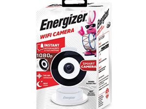 ملحقات XTREME DIGITAL LIFESTYLE ACCESSORIES Energizer الذكية Wi-Fi كاميرا داخلية بيضاء ، 1080P Full HD ، دعم بطاقة Cloud / Micro-SD