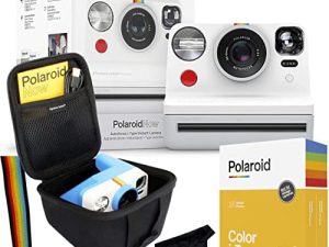 كاميرا بولارويد الأصلية الآن من النوع I-Type Instant Camera مع صور فيلم 16 لونًا وعلبة Signature Series