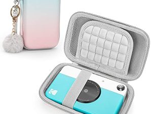 جراب Yinke لـ Kodak PRINTOMATIC / Smile / Mini 2 HD / Smile طابعة الصور الفورية المحمولة ، جراب واقٍ للسفر (متدرج)