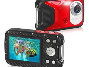 كاميرا رقمية مقاومة للماء للأطفال ، HD 1080P 16 FT كاميرا تحت الماء 2.8 بوصة LCD 21 ميجابكسل وكاميرا فيديو للأطفال مع بطارية قابلة لإعادة الشحن وكاميرا بوينت آند شوت لهدايا الطلاب المراهقين